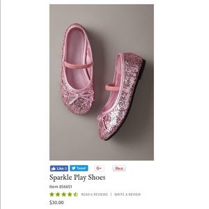 NWOT Chasing Fireflies Pink sparkle shoes - size 4
